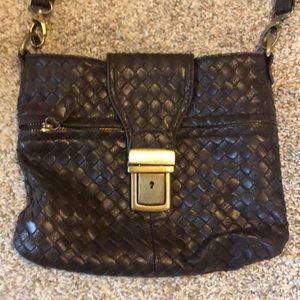 🦚Great condition dark brown cross body purse